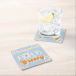 Porta-copo De Papel Quadrado Retrair Quatro Meninos De Groovy 4º Aniversário<br><div class="desc">Estas portas copos retrorreflectoras são perfeitas para qualquer pequena comemorando um quarto aniversário este ano. O design apresenta margaridas pintadas manualmente e textos retro-modelo fáceis de personalizar. Itens de partes correspondentes podem ser encontrados na coleção.</div>