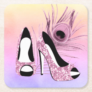 Porta-copo De Papel Quadrado Rico de Bombas Sparkle