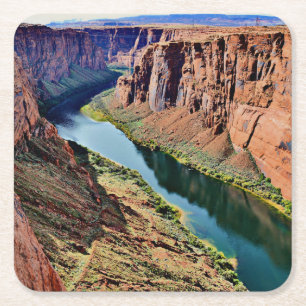 Porta-copo De Papel Quadrado Rio Colorado bonito