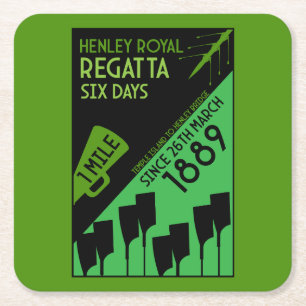 Porta-copo De Papel Quadrado Rio Thames Regatta