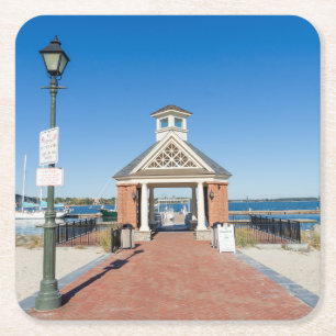 Porta-copo De Papel Quadrado Riverwalk Landing em Yorktown Virginia