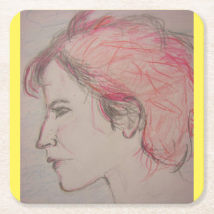 Porta-copo De Papel Quadrado Rocker Girl