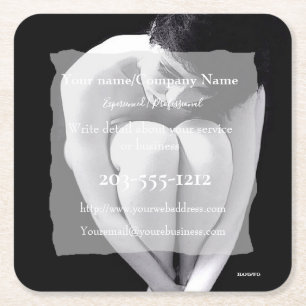 Porta-copo De Papel Quadrado Rolo promocional personalizável - HAMbyWG
