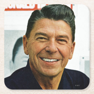 Porta-copo De Papel Quadrado Ronald Reagan