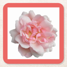 Porta-copo De Papel Quadrado Rosa Rosa Rosa