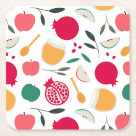 Porta-copo De Papel Quadrado Rosh Hashana