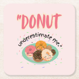 PORTA-COPO DE PAPEL QUADRADO ROSQUINHA ESTIMADA