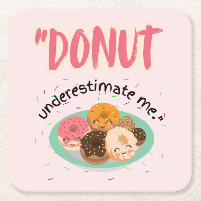 PORTA-COPO DE PAPEL QUADRADO ROSQUINHA ESTIMADA (Frente)