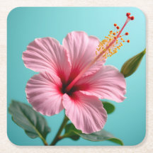Rubor de Elegância: Radiância de Hibisco Rosa