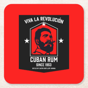 Porta-copo De Papel Quadrado Rum Drinkers em Cubo