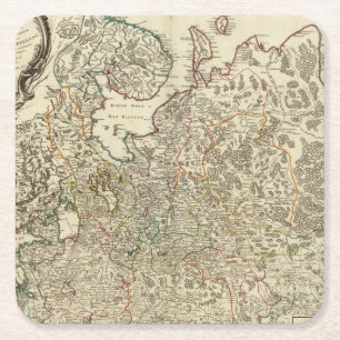 Porta-copo De Papel Quadrado Rússia e Europa