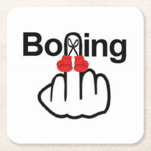 Porta-copo De Papel Quadrado Sacudir in a box da porta copos