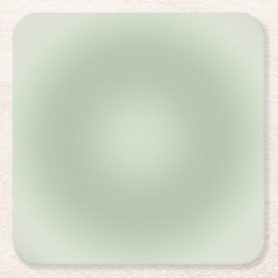 Porta-copo De Papel Quadrado Sage Green Gradient Aura