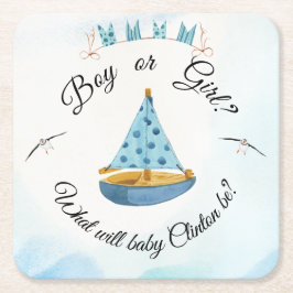 Porta-copo De Papel Quadrado Sailboat de Revolução de Gênero