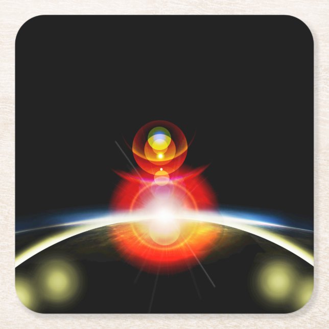 Porta-copo De Papel Quadrado Saldo (Frente)