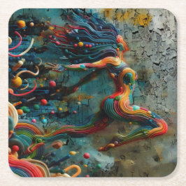 Porta-copo De Papel Quadrado Salto