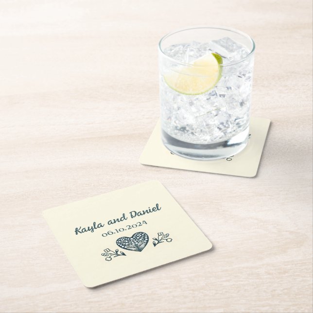 Porta-copo De Papel Quadrado Sangue Eterno (Insitu)