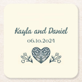 Porta-copo De Papel Quadrado Sangue Eterno