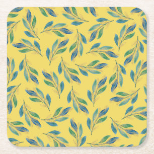 Porta-copo De Papel Quadrado Sangue Laranja