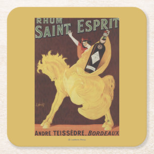 Porta-copo De Papel Quadrado Santo Esprit de Rhum - Promo de Andre Teissedre