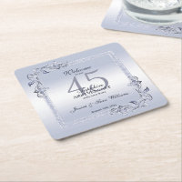 Sapphire Gem & Glitter 45º Aniversário de Casament