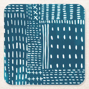 Porta-copo De Papel Quadrado Sashiko