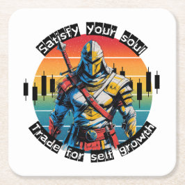 Porta-copo De Papel Quadrado Satisfy | Trade motivation | Fantasy Design