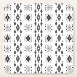Porta-copo De Papel Quadrado Scandi Motif |