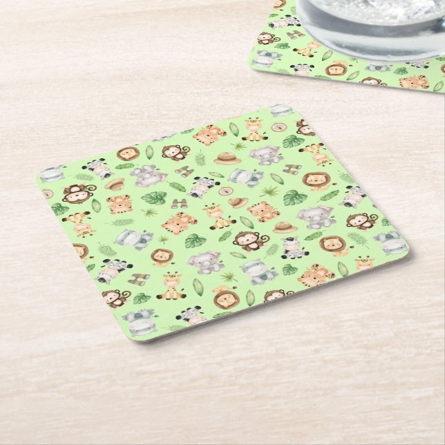 Porta-copo De Papel Quadrado Selgle Safari (Inclinado)