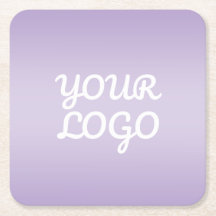 Seu Logotipo & Moderno Ombre Simples | Lavanda