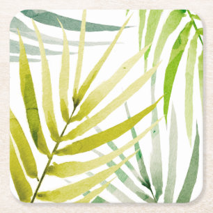Porta-copo De Papel Quadrado Shady Palms