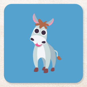 Porta-copo De Papel Quadrado Shane o asno