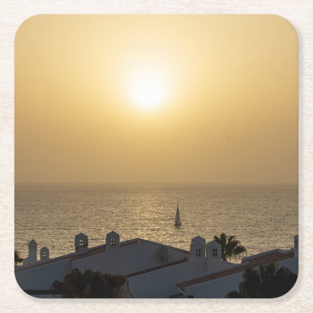 Porta-copo De Papel Quadrado Silêncio (Frente)