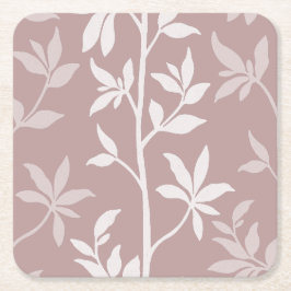 Porta-copo De Papel Quadrado Silhueta de brisa florestal L 2b botânica mínima