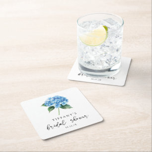 Porta-copo De Papel Quadrado Símbolo de Boas-vindas do Chá de panela Floral Hyd