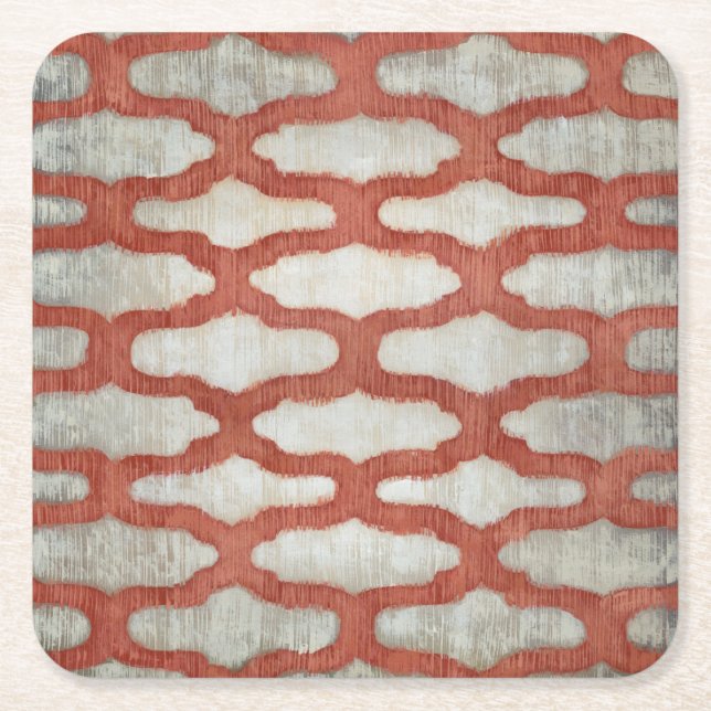 Porta-copo De Papel Quadrado Simetria de Espectro VI (Frente)