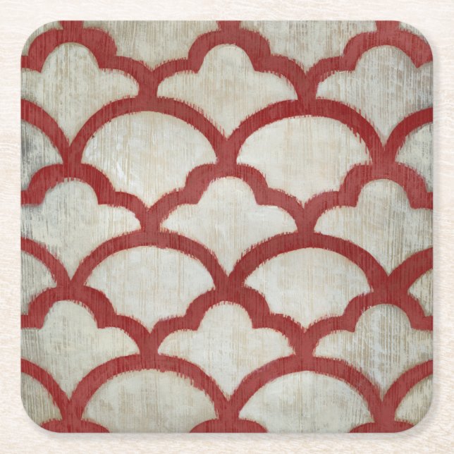 Porta-copo De Papel Quadrado Simetria do Espectro VII (Frente)