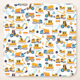 Porta-copo De Papel Quadrado Simples Cortes de Construção de Veículos-Caminhão