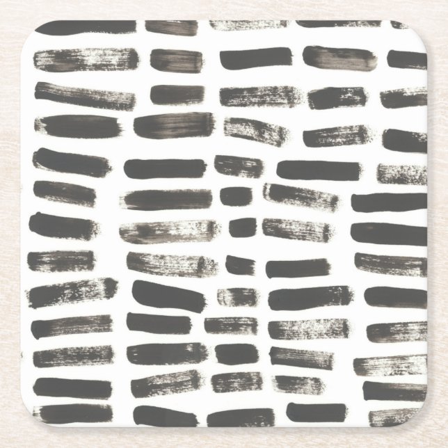 Porta-copo De Papel Quadrado Sinais mistos III (Frente)