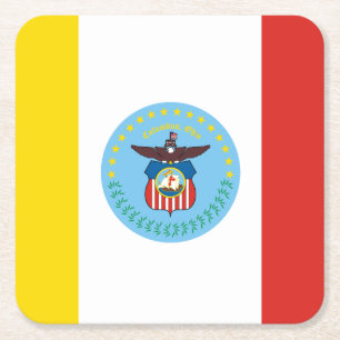 Porta-copo De Papel Quadrado Sinalizador de papel quadrado da Columbus, Ohio