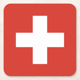 Porta-copo De Papel Quadrado Sinalizador de suiça