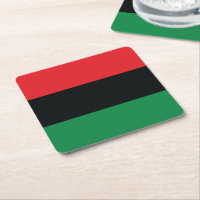Sinalizador vermelho, preto e verde