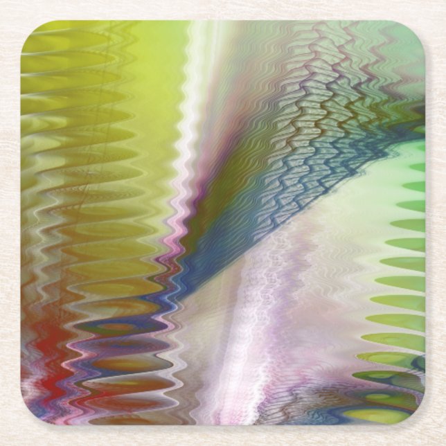 Porta-copo De Papel Quadrado Sinfônico II (Frente)