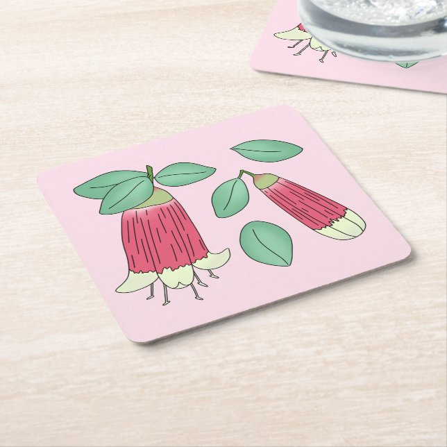 Porta-copo De Papel Quadrado Sinos de Canberra (Inclinado)