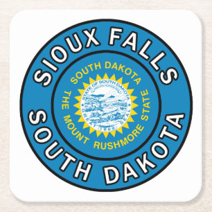Porta-copo De Papel Quadrado Sioux Falls South Dakota