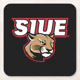 Porta-copo De Papel Quadrado SIUE Cougars