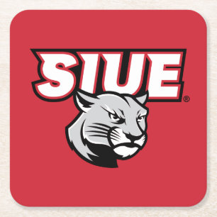 Porta-copo De Papel Quadrado SIUE Cougars