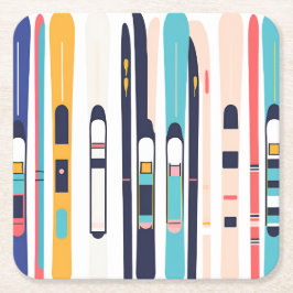 Porta-copo De Papel Quadrado Skis