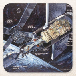 PORTA-COPO DE PAPEL QUADRADO SKYLAB