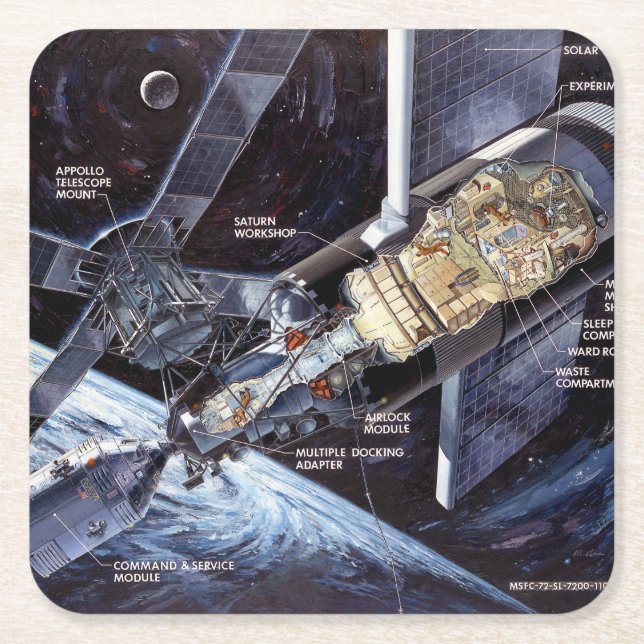 PORTA-COPO DE PAPEL QUADRADO SKYLAB (Frente)